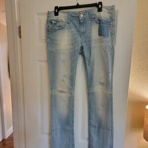 ReRock for Express Straight Leg Stretch Jeans Size 10 or 30 EXC